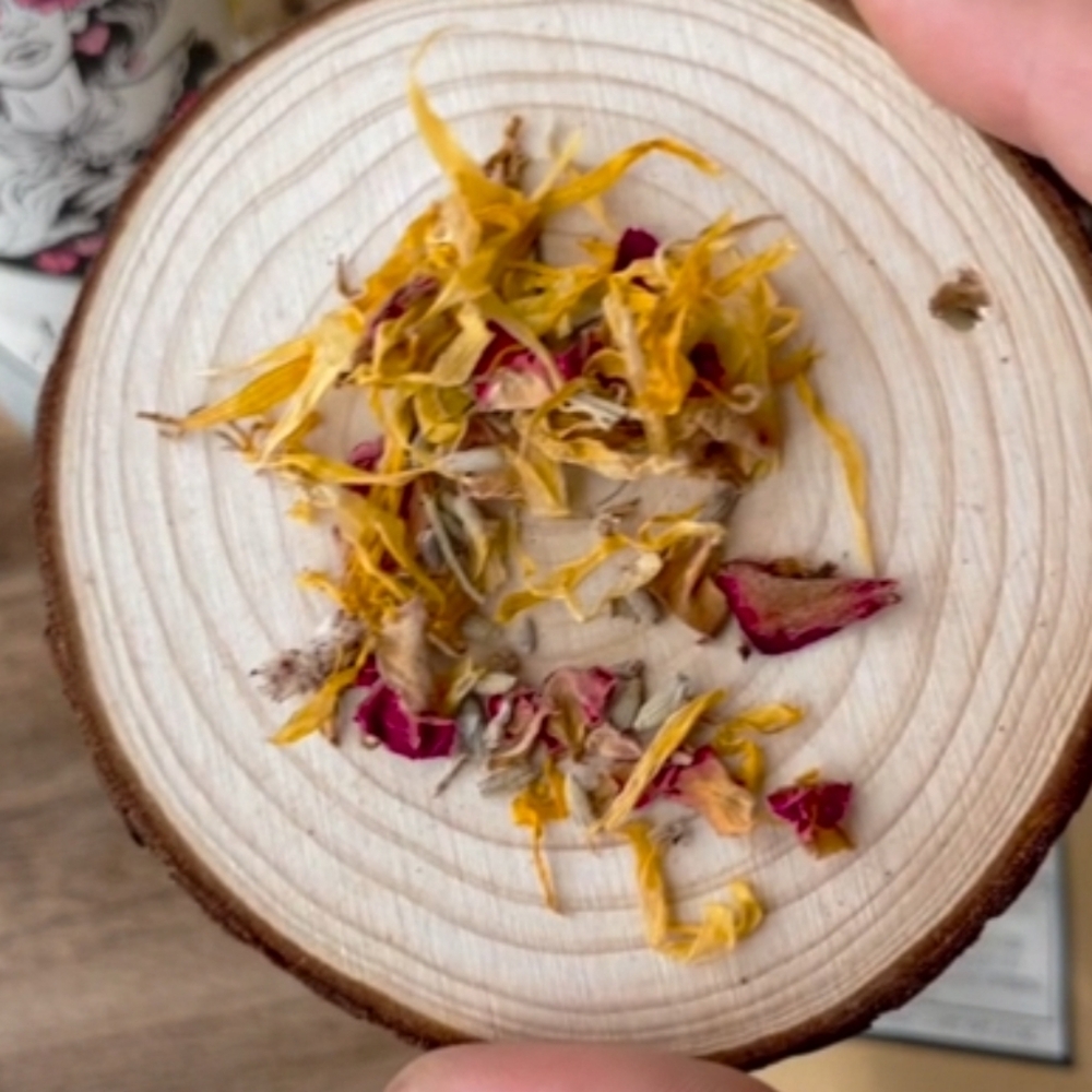 Tamed Wild Ritual Flower Blessing Botanical Blend Rose Petals Calendula Lavender